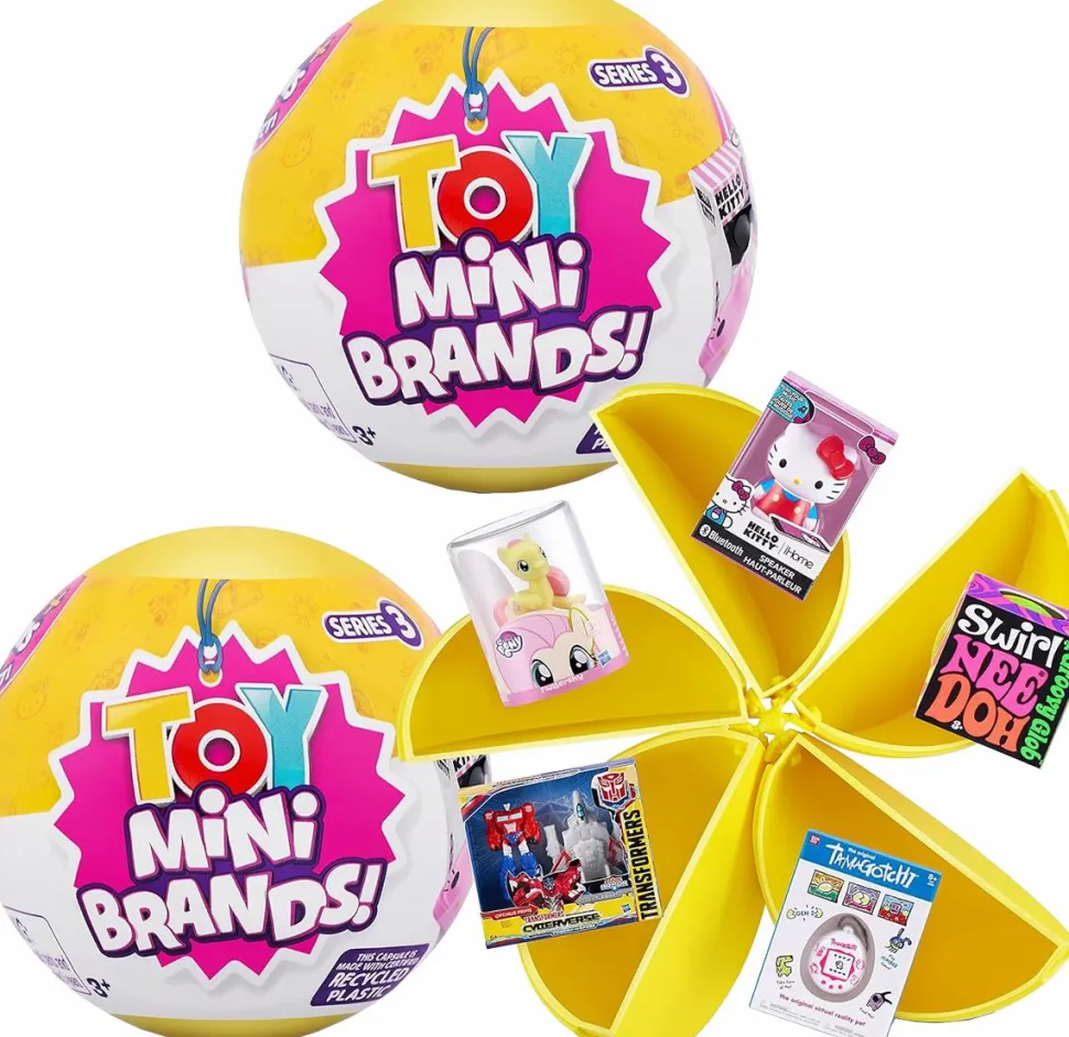 Mini Brands - 5 Surprise Toy Mini Brands Series 3 Blind Box Capsule (Single Unit)