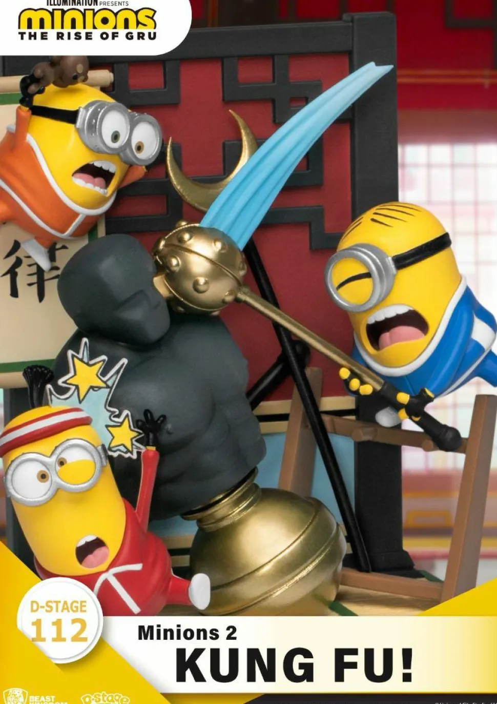Minions 2: The Rise of Gru - Kung Fu! D-Stage 6” Statue