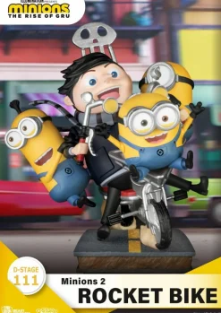 Minions 2: The Rise of Gru - Rocket Bike D-Stage 6” Statue