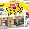 Minions - Tourist Jerry, Tourist Dave, Kyle & Mystery Bitty Pop! Vinyl Figure 4-Pack