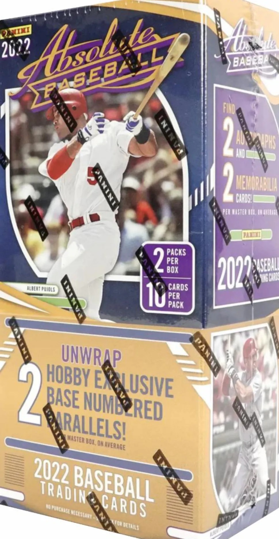 MLB Baseball - 2022 Absolute Trading Cards Hobby Box (2 Packs)