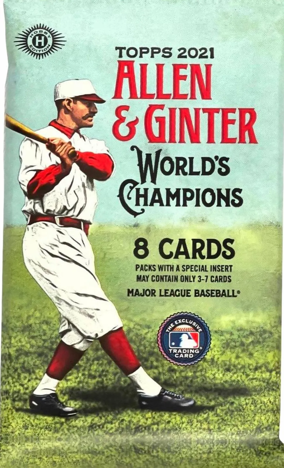 MLB Baseball - 2021 Topps Allen & Ginter World’s Champions Trading Cards Pack (8 Cards)