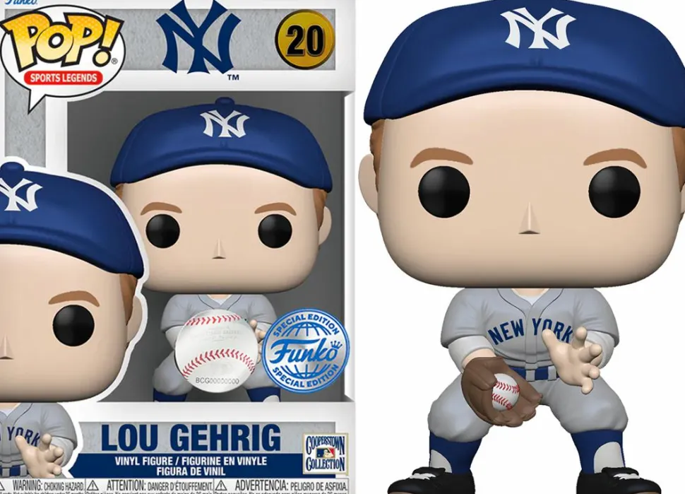 MLB Baseball - Lou Gehrig in Alternate Uniform Pop! Vinyl Figure (Popcultcha Exclusive)