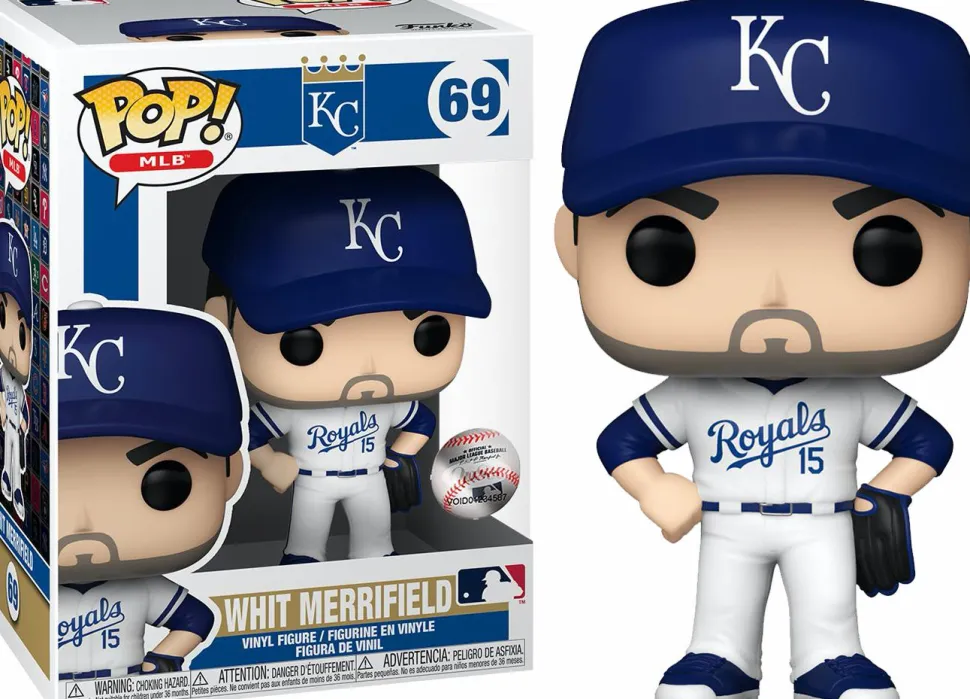 MLB Baseball - Whit Merrifeld Kansas City Royals Home Uniform Pop! Vinyl Figure