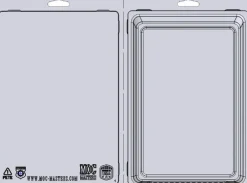 MOC Masters - Mego Carded 7" x 10" Action Figure UV Protective Clamshell Case