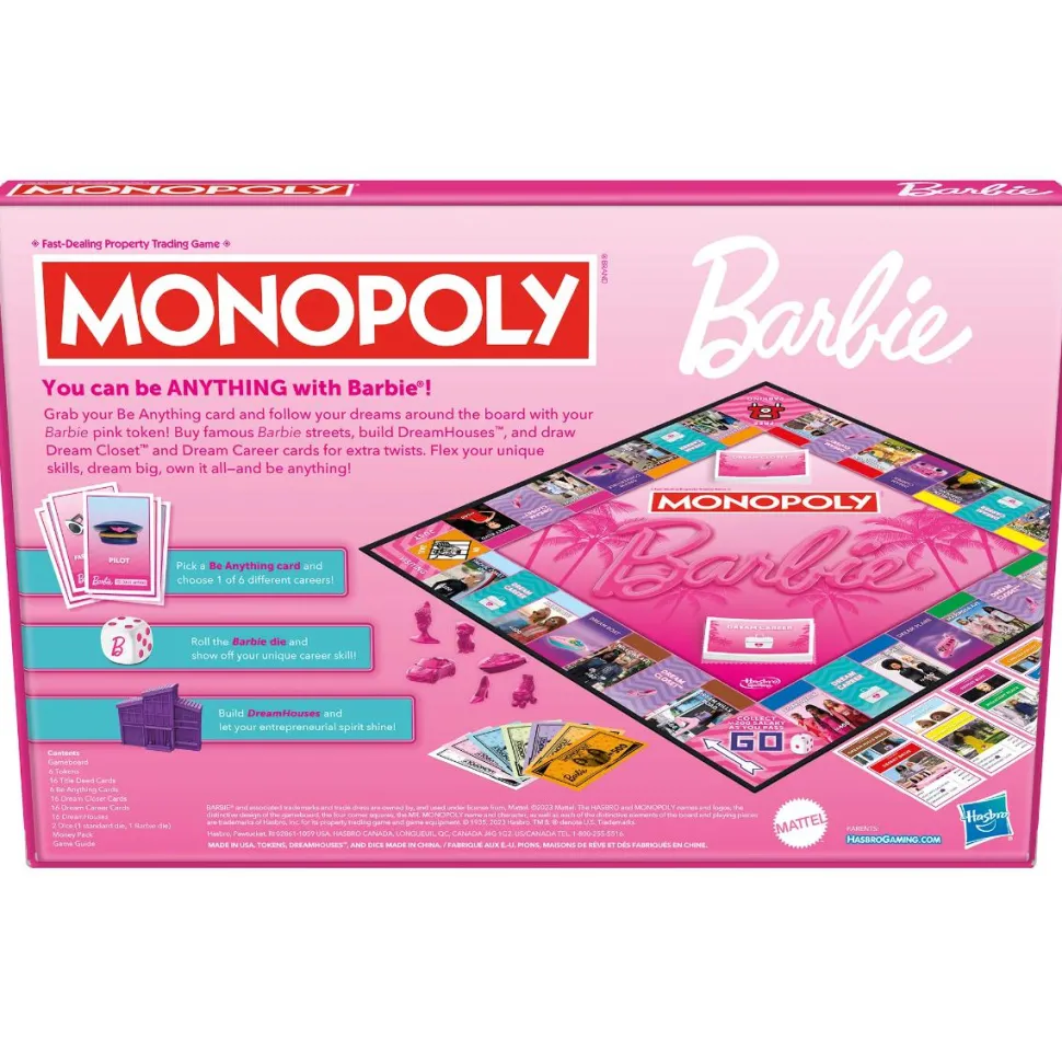 Monopoly - Barbie Edition Board Game