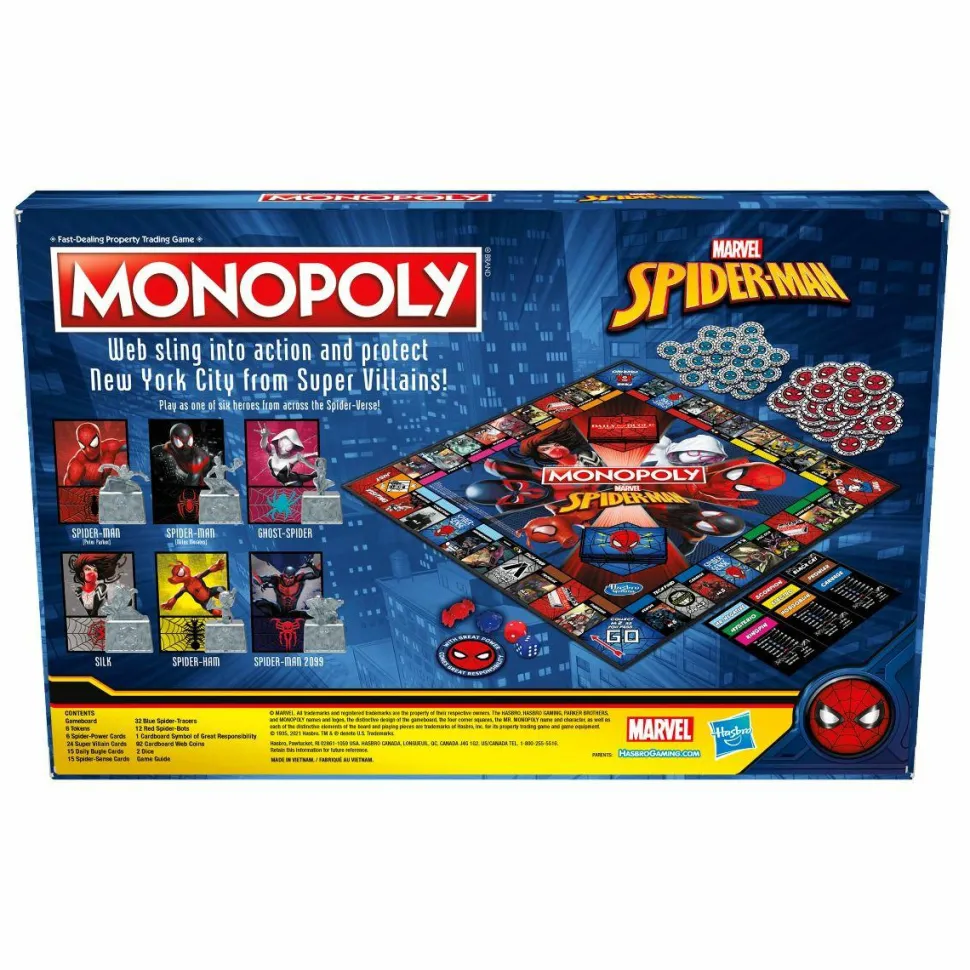 Monopoly - Spider-Man Edition Board Game