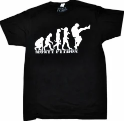 Monty Python - Evolution Black Male T-Shirt