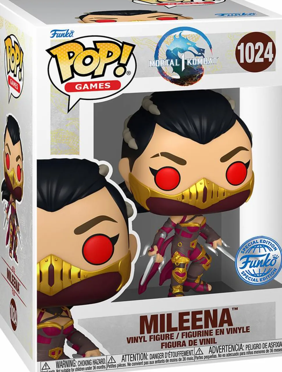 Mortal Kombat 1 (2023) - Mileena Mystery Box (Includes Mileena & 5 Mystery Video Game Pop! Vinyl Figures)