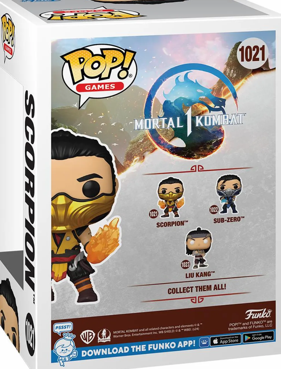 Mortal Kombat 1 - Scorpion (Fire Hands) Pop! Vinyl Figure