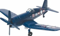 Motormax - F-4U-1D Corsair Fighter Plane Sky Wings Collection 1/48th Scale Die-Cast Vehicle Replica