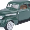 Motormax - Green 1939 Chevrolet Coupe Timeless Legends Collection 1/24th Scale Die-Cast Vehicle Replica