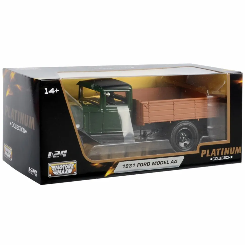 Motormax - Green 1931 Ford Model AA Truck Platinum Collection 1/24th Scale Die-Cast Vehicle Replica