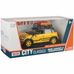 Motormax - Mini Cooper S Countryman with Roof Rack Mini Cooper Collection 1/24th Scale Die-Cast Vehicle Replica