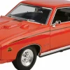 Motormax - Orange 1969 Pontiac GTO Judge Timeless Legends Collection 1/18th Scale Die-Cast Vehicle Replica