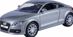 Motormax - Silver Audi TT Coupe Timeless Legends Collection 1/24th Scale Die-Cast Vehicle Replica