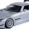 Motormax - Silver Mercedes-Benz SLS AMG GT3 Timeless Legends Collection 1/24th Scale Die-Cast Vehicle Replica