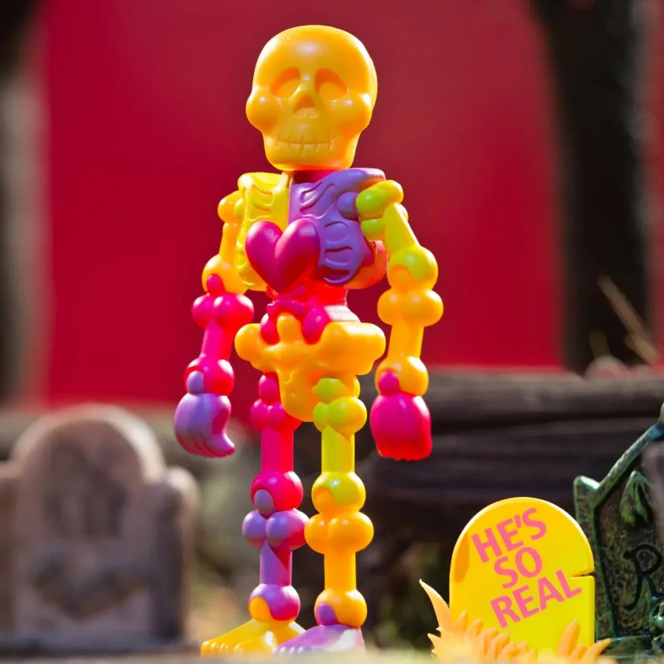 Mr. Bones - Mr. Bones (Fluorescent) ReAction 3.75" Action Figure