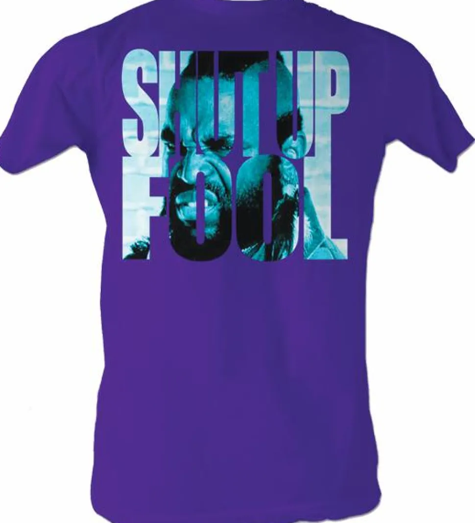 Mr. T - Shut Up Fool Male T-Shirt