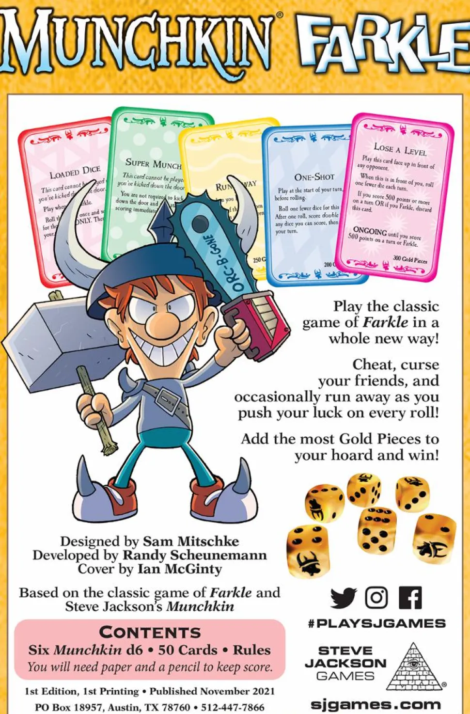 Munchkin Farkle - Board Game