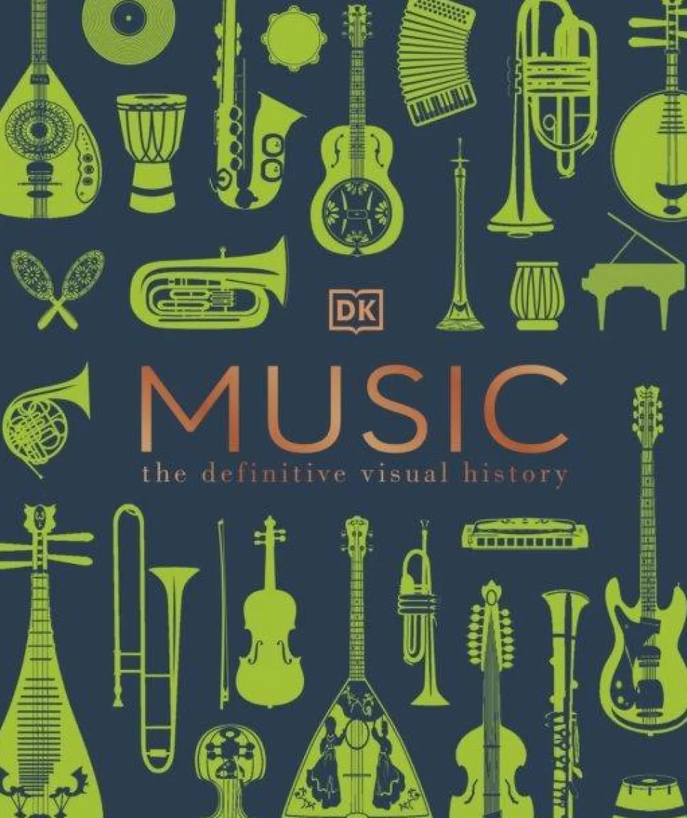 Music - The Definitive Visual History Hardcover Book