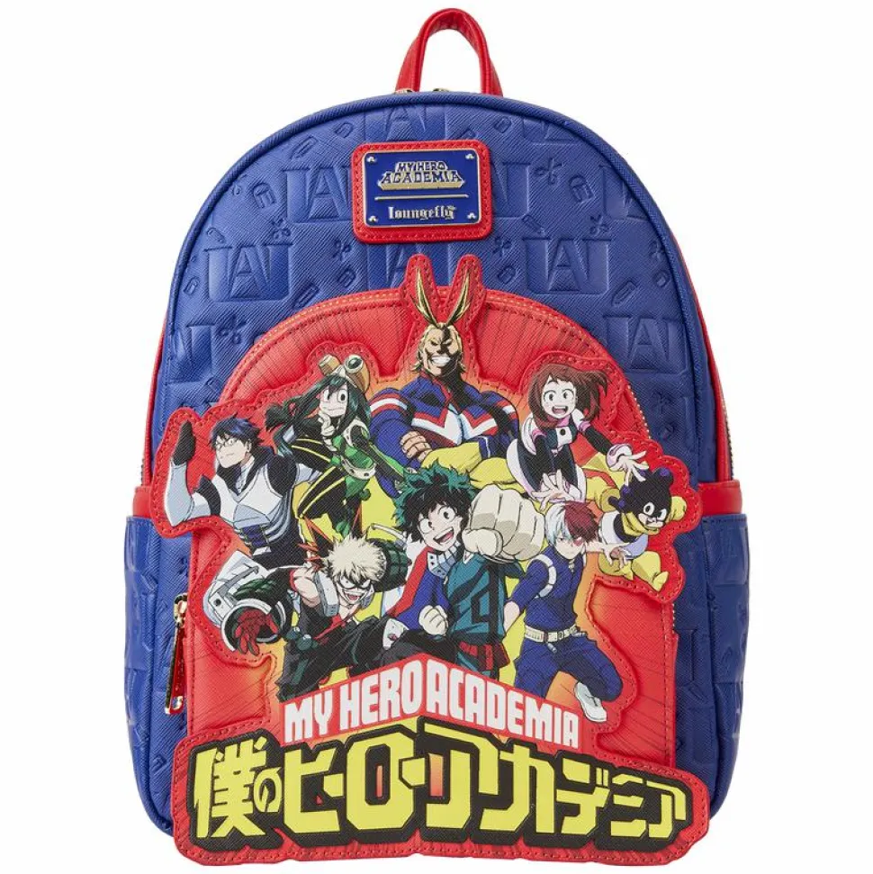My Hero Academia - Group Logo 11” Faux Leather Mini Backpack