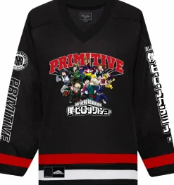 My Hero Academia - MHA x Primitive Black Hockey Jersey