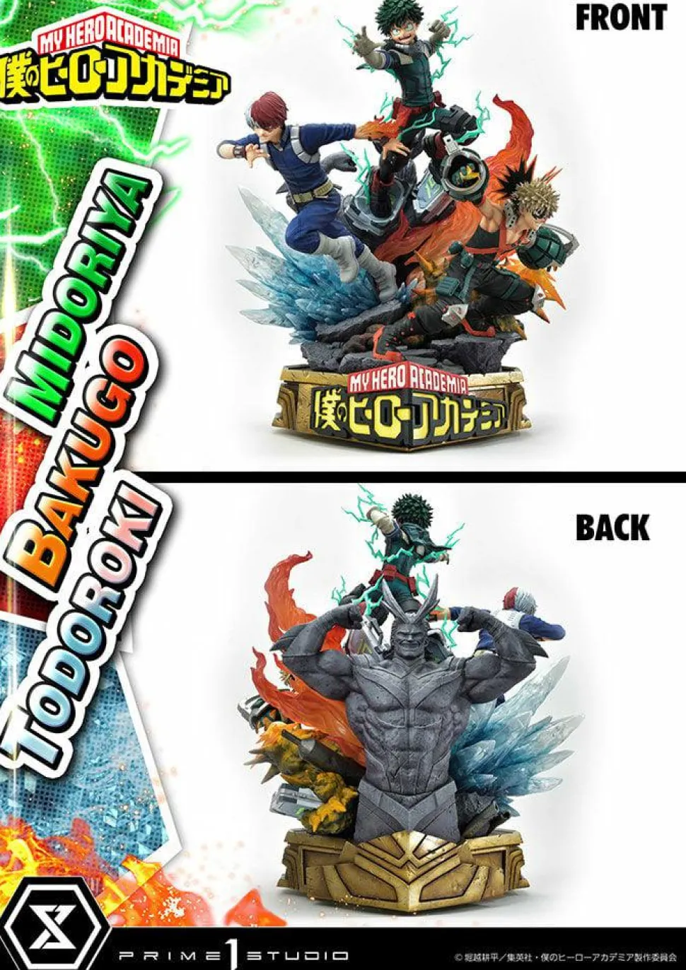 My Hero Academia - Midoriya, Bakugo & Todoroki 1/4 Scale Diorama Statue
