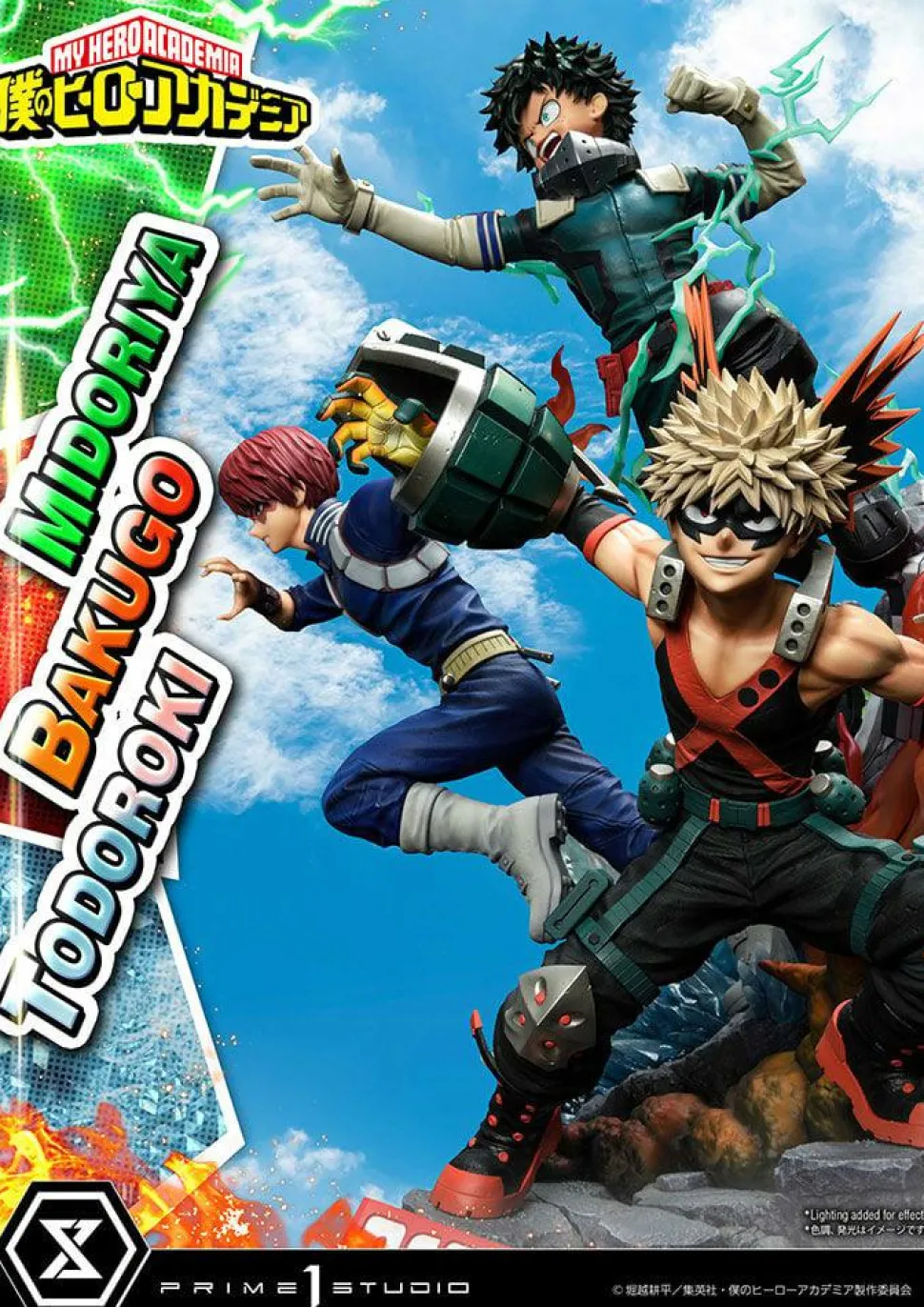 My Hero Academia - Midoriya, Bakugo & Todoroki 1/4 Scale Diorama Statue