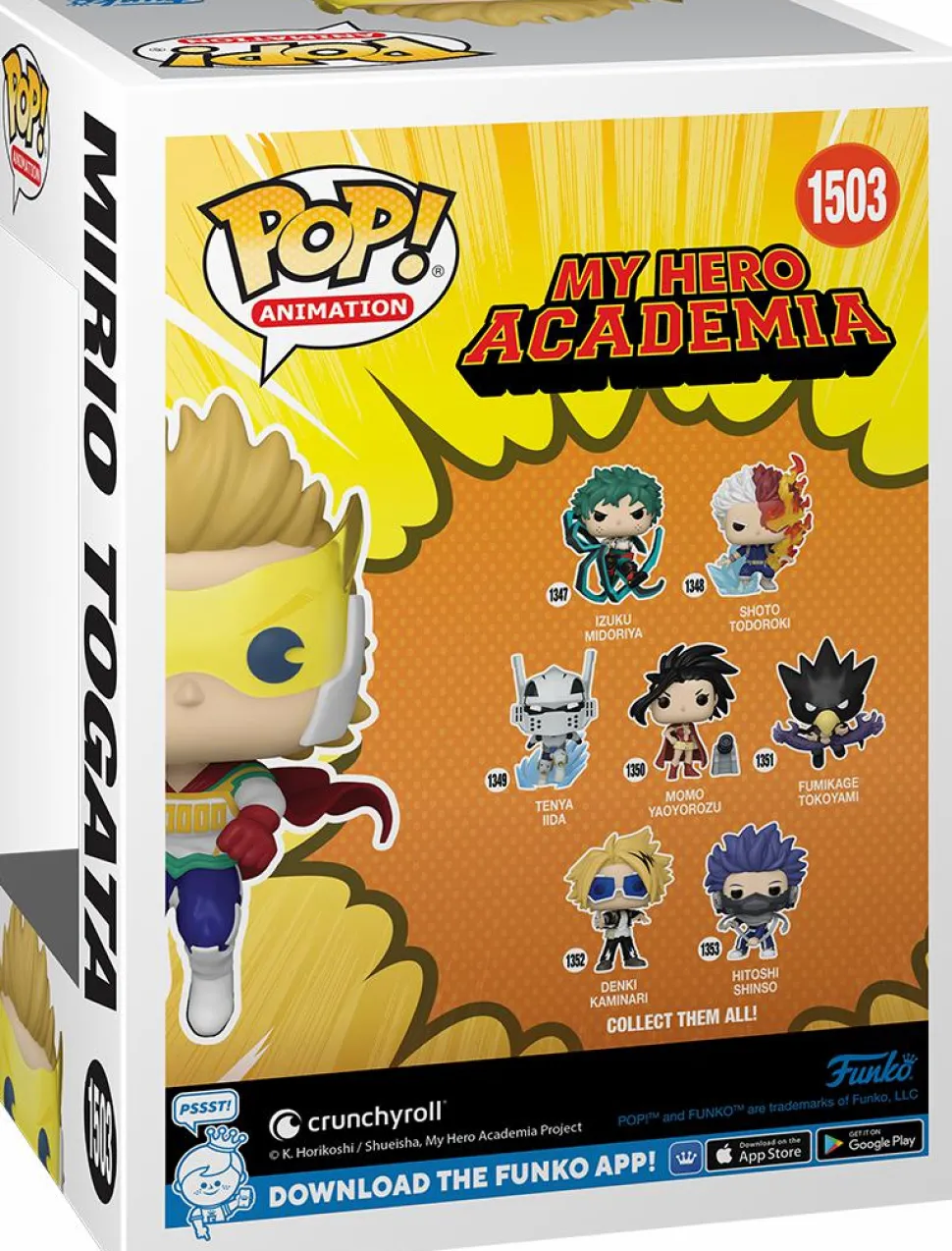 My Hero Academia - Mirio Togata Pop! Vinyl Figure (2024 Entertainment Expo Convention Exclusive) (Popcultcha Exclusive)