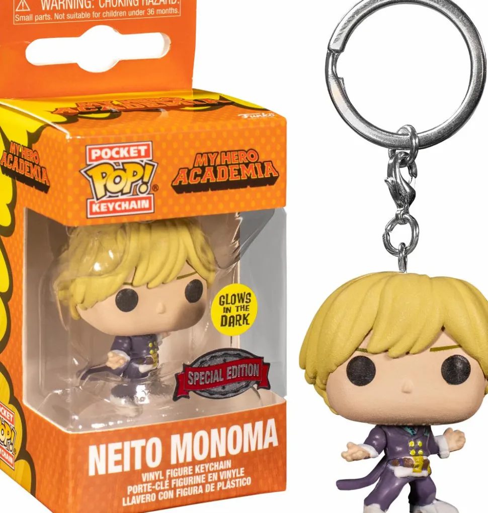 My Hero Academia - Neito Monoma Glow in the Dark Pocket Pop! Vinyl Keychain
