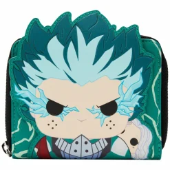 My Hero Academia - Pop! Deku Infinity Cosplay Glow in the Dark 4” Faux Leather Zip-Around Wallet