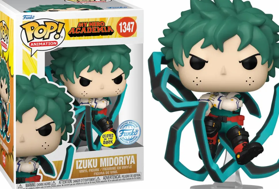 My Hero Academia: Season 5 - Izuku Midoriya with Blackwhip Glow-in-the-Dark Pop! Vinyl Figure