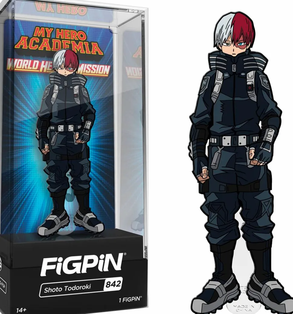 My Hero Academia: World Heroes' Mission - Shoto Todoroki FigPin Enamel Pin