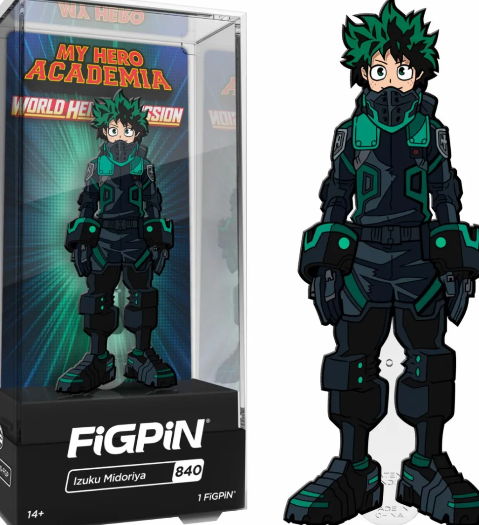 My Hero Academia: World Heroes' Mission - Izuku Midoriya FigPin Enamel Pin