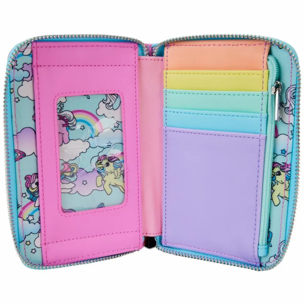 My Little Pony - Color Block 4" Faux Leather Zip-Around Wallet