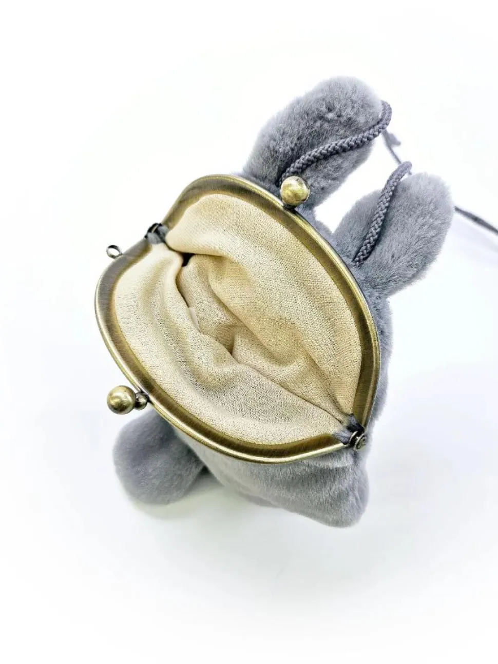 My Neighbor Totoro - Grey Totoro Fluffy 6" Plush Coin Purse