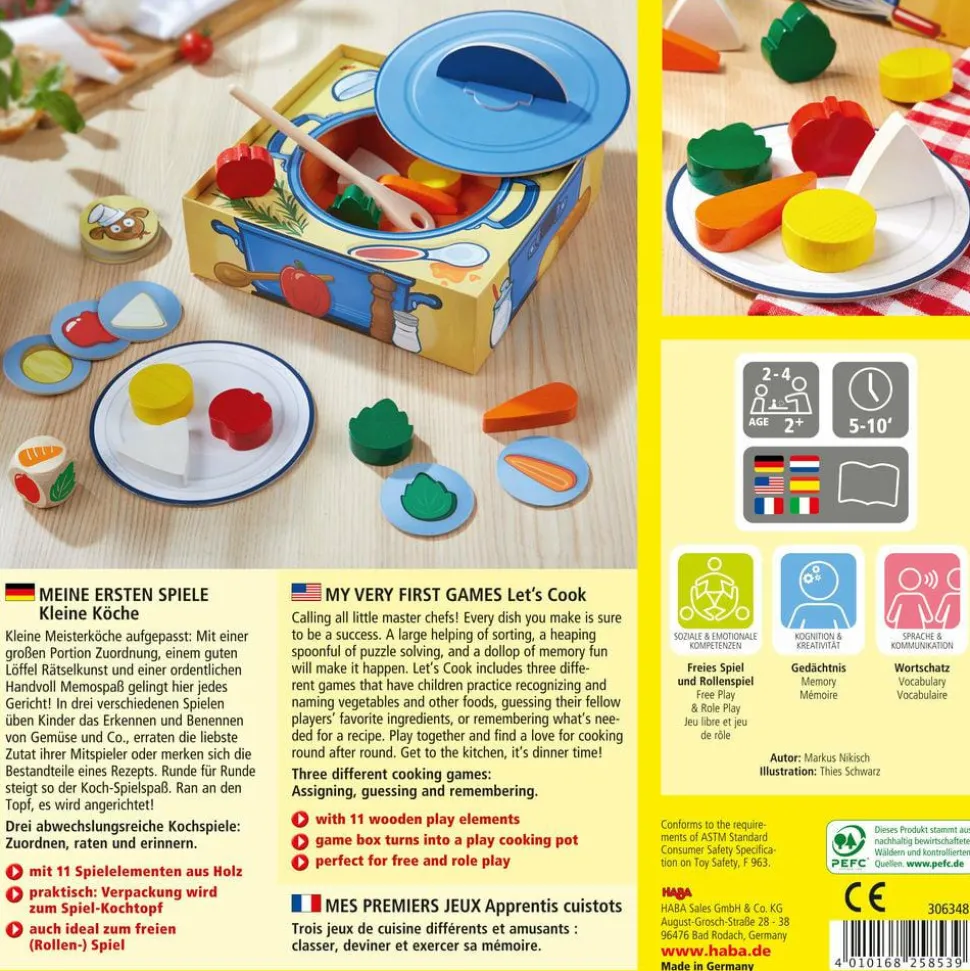 My Very First Games: Lets Cook - Board Game