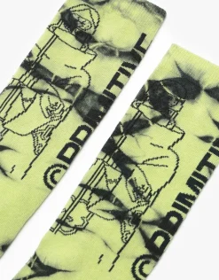 Naruto - Naruto x Primitive Kakuzu Washed Green Crew Socks (One Size)