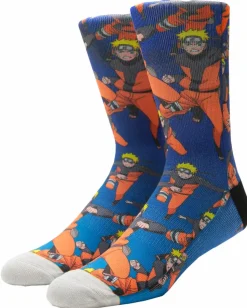 Naruto - Naruto x Primitive Shadow Clone Blue Crew Socks (One Size)