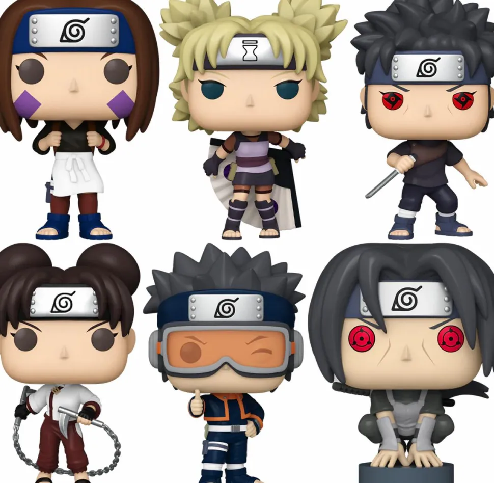 Naruto: Shippuden - Hidden Leaf Shinobi Pop! Vinyl Bundle (Set of 6)