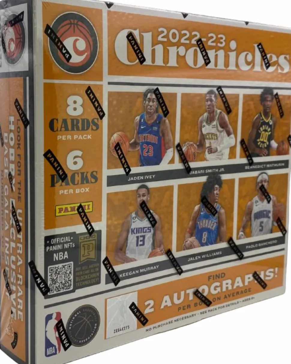 NBA Basketball - 2022/23 Panini Chronicles Basketball Hobby Trading Cards Box (Display of 6)