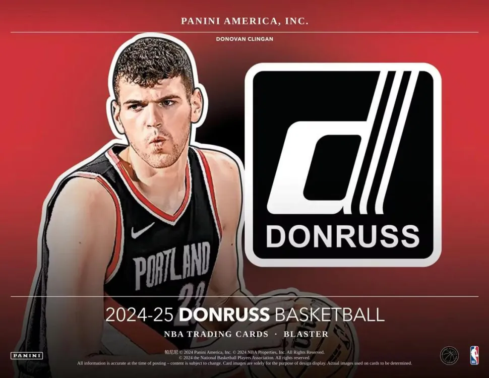NBA Basketball - 2024/25 Panini Donruss Basketball Trading Cards Blaster Box (6 Packs / 90 Cards)