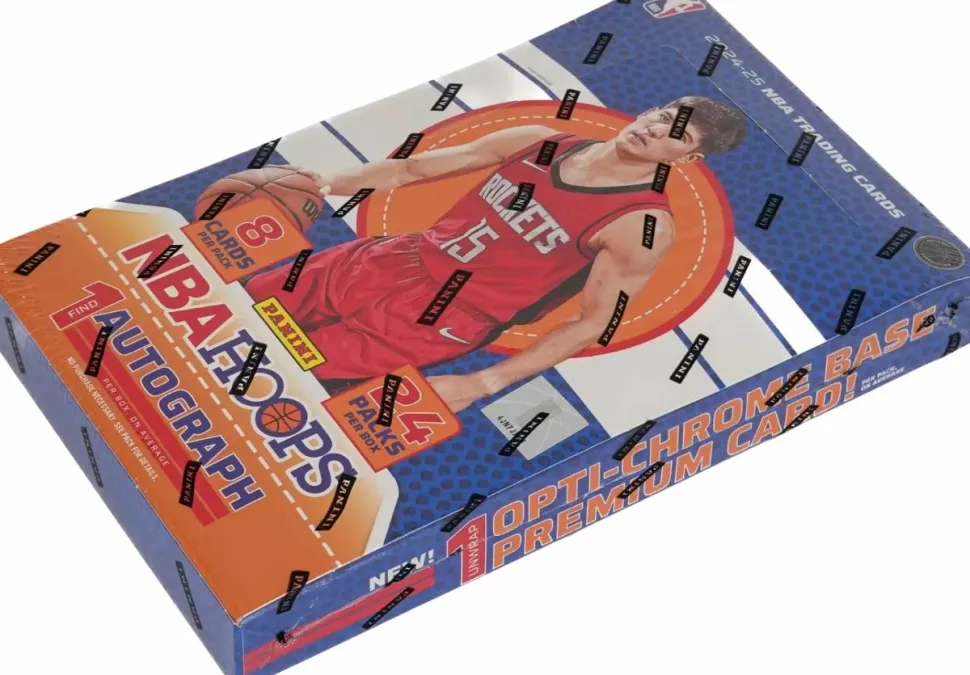 NBA Basketball - 2024/25 Panini Hoops Basketball Trading Cards Hobby Box (Display of 24)