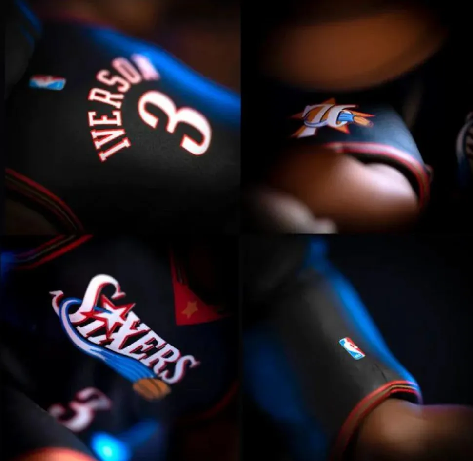 NBA Basketball - Allen Iverson Philadelphia 76ers smAll-Stars Minis Legends 6" Vinyl Figure