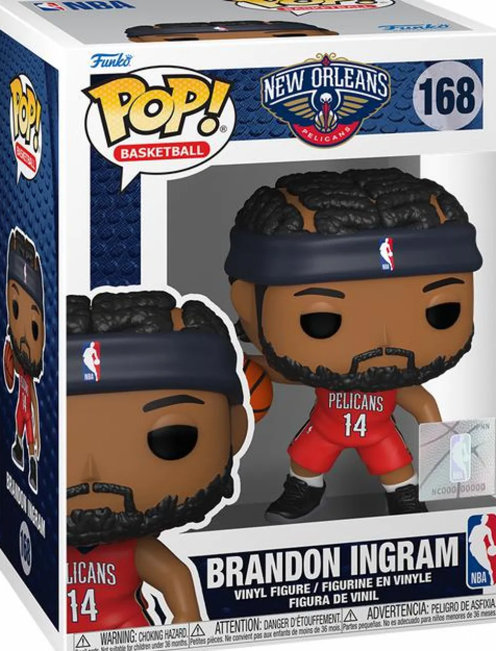 NBA Basketball - Brandon Ingram New Orleans Pelicans Pop! Vinyl Figure