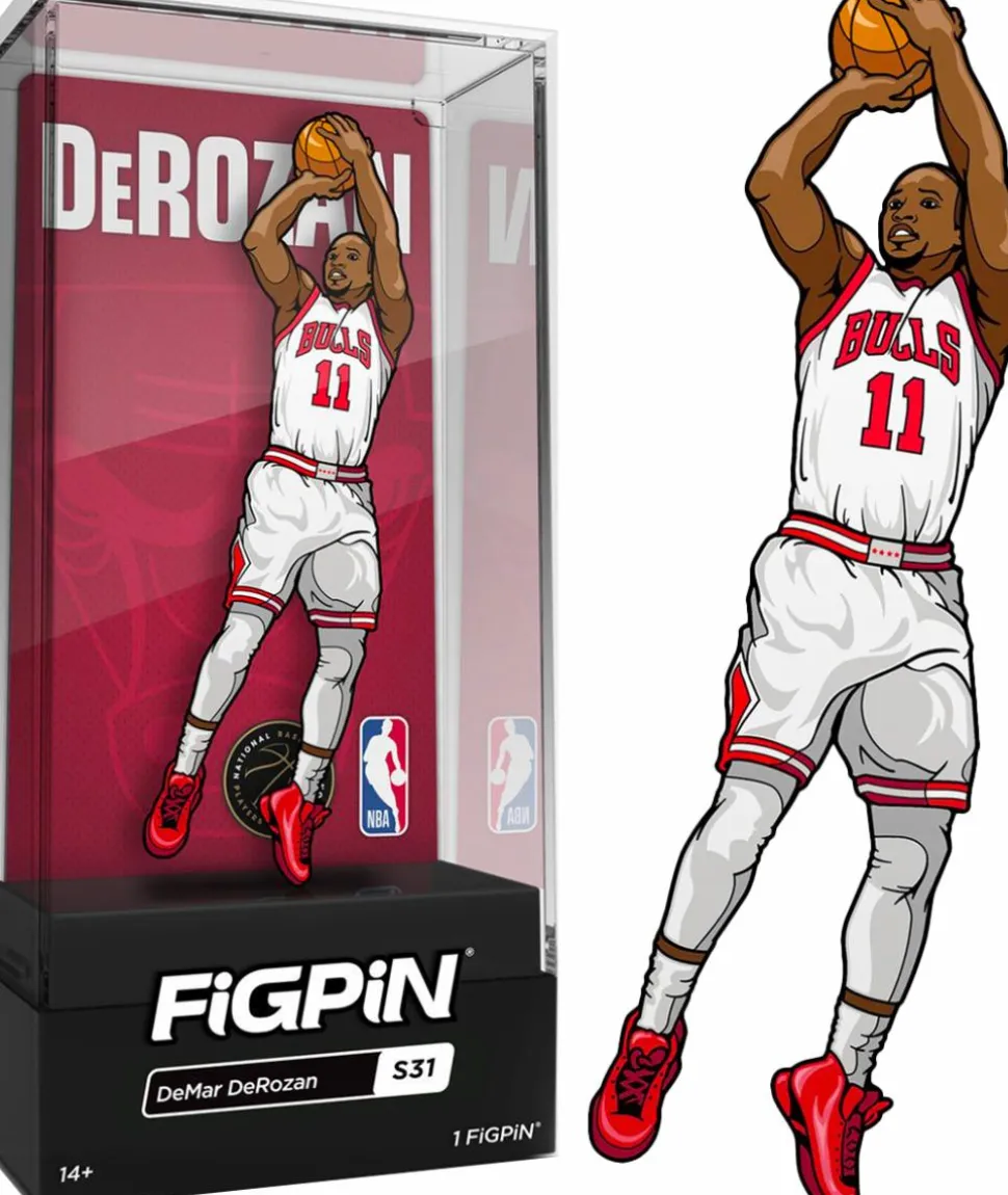 NBA Basketball - DeMar DeRozan Chicago Bulls FigPin Enamel Pin