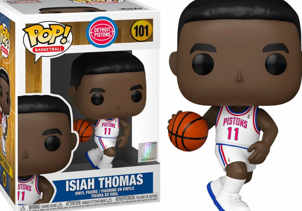 NBA Basketball - Isiah Thomas Detroit Pistons Pop! Vinyl Figure
