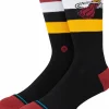 NBA Basketball - NBA Basketball x Stance Miami Heat Crew Socks (One Size)