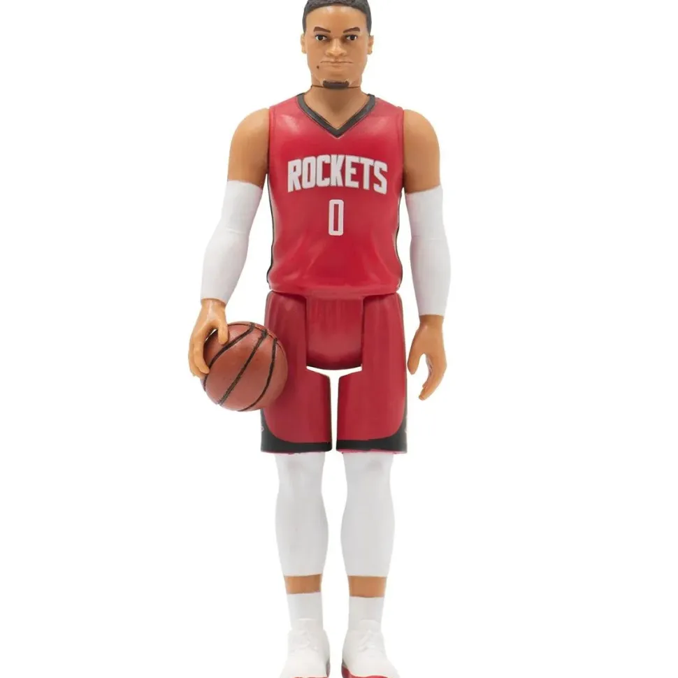 NBA Basketball - Russell Westbrook Houston Rockets Supersports ReAction 3.75” Action Figure